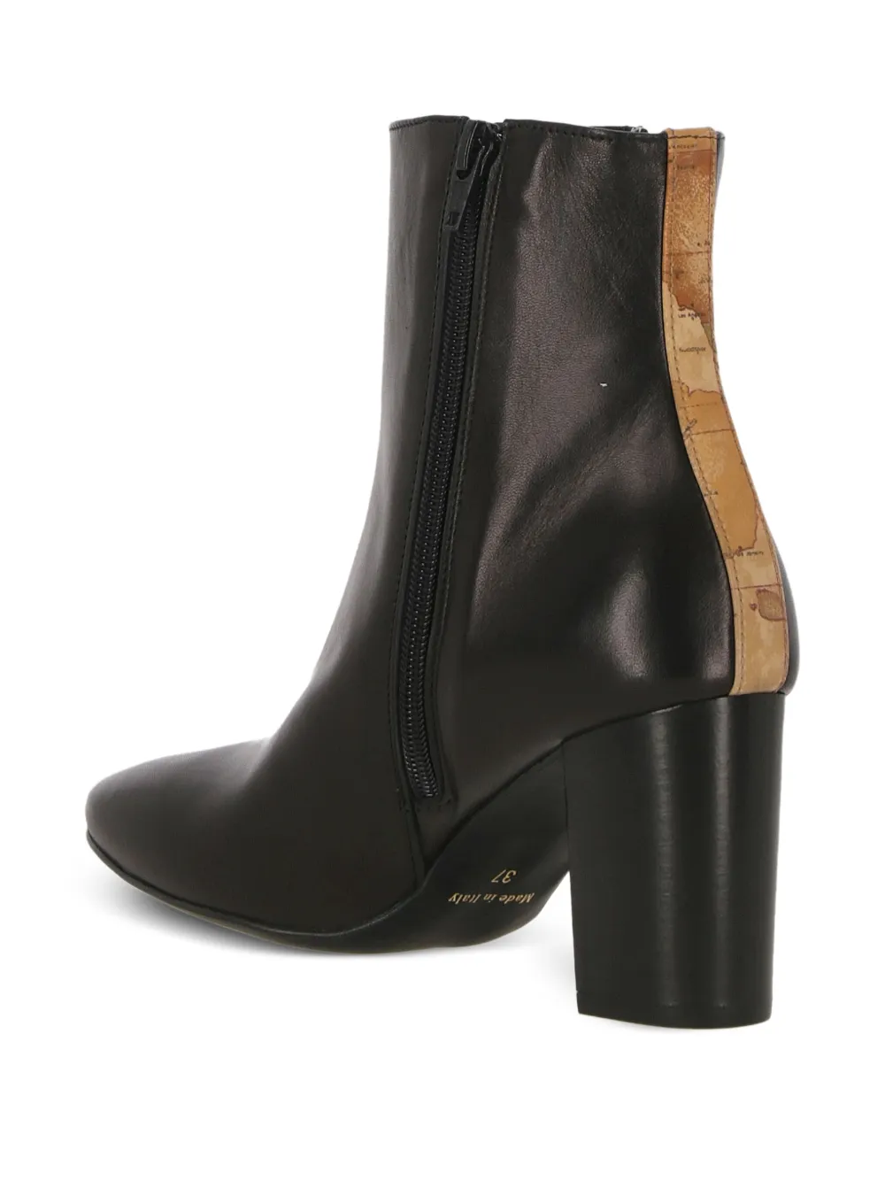 ALVIERO MARTINI 1° CLASSE leather ankle boots Black