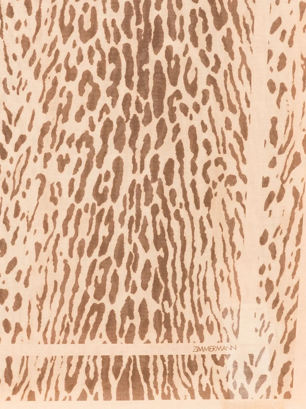 ZIMMERMANN Katoenen sjaal - Beige