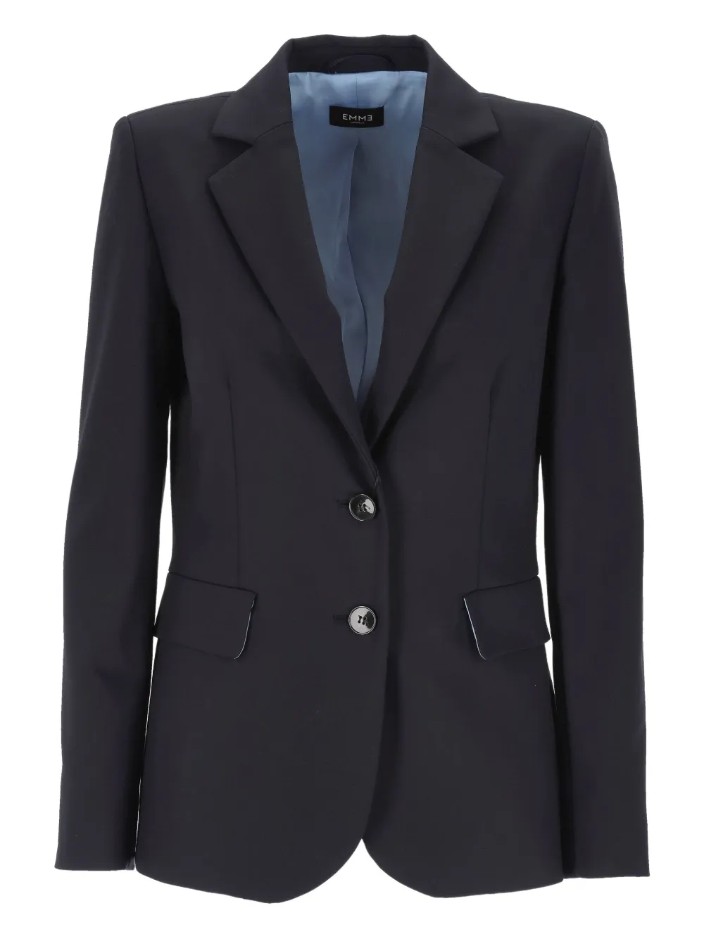 Marella Blazer met enkele rij knopen Blauw