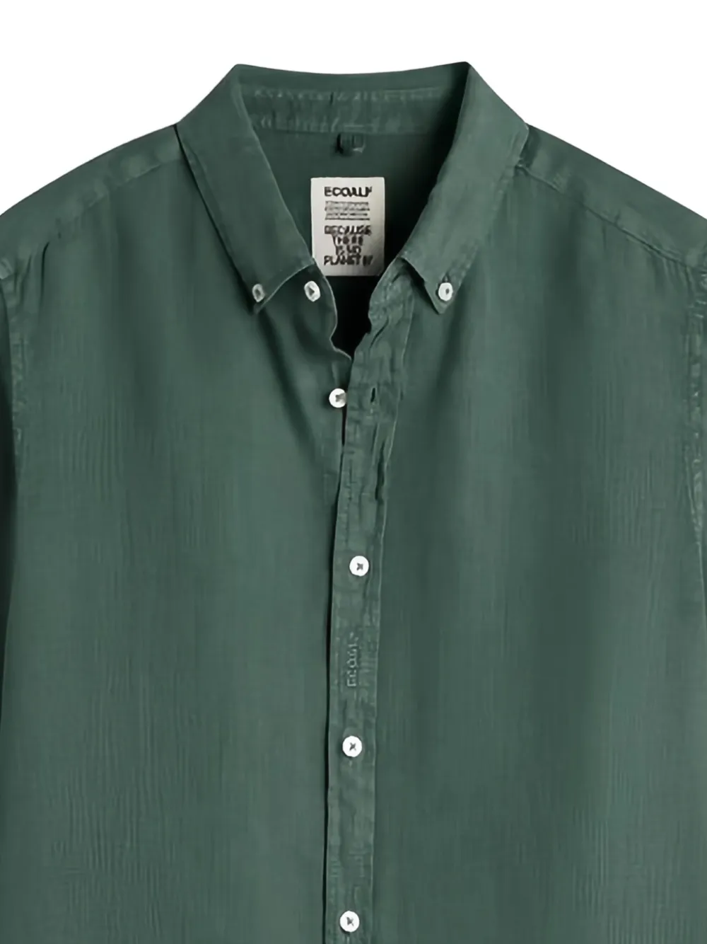 Ecoalf linen shirt - Groen