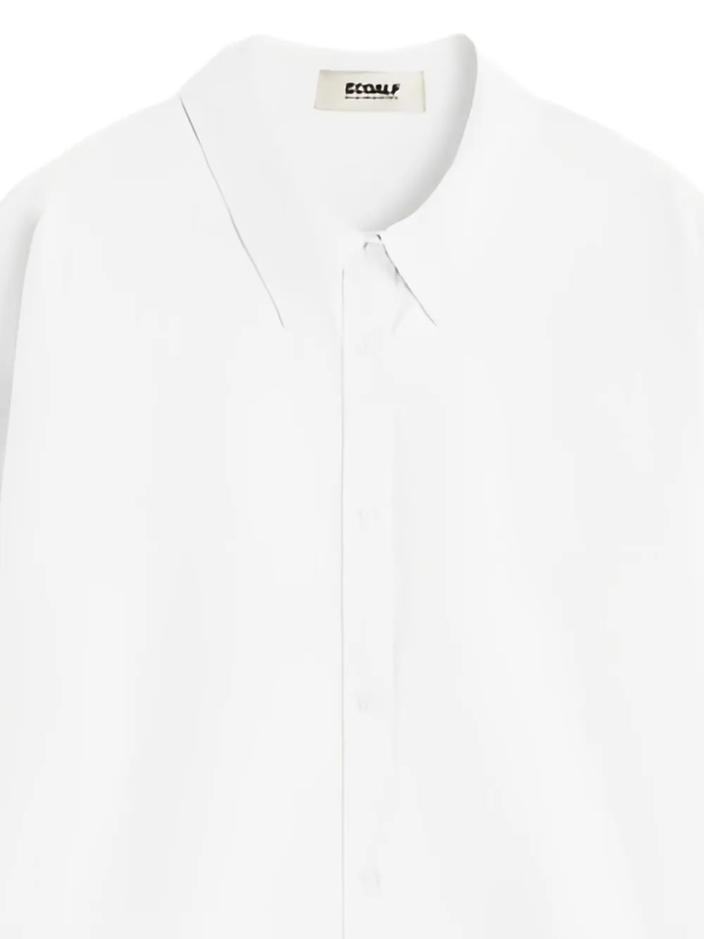 Ecoalf logo-print shirt - Wit