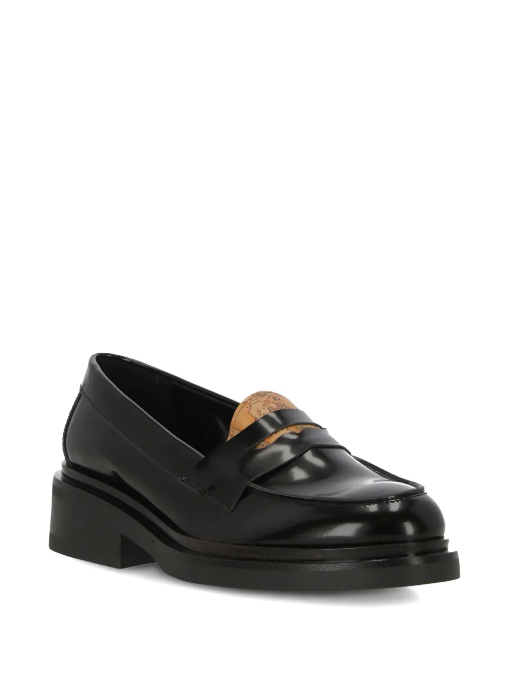 ALVIERO MARTINI 1° CLASSE leather loafers - Zwart
