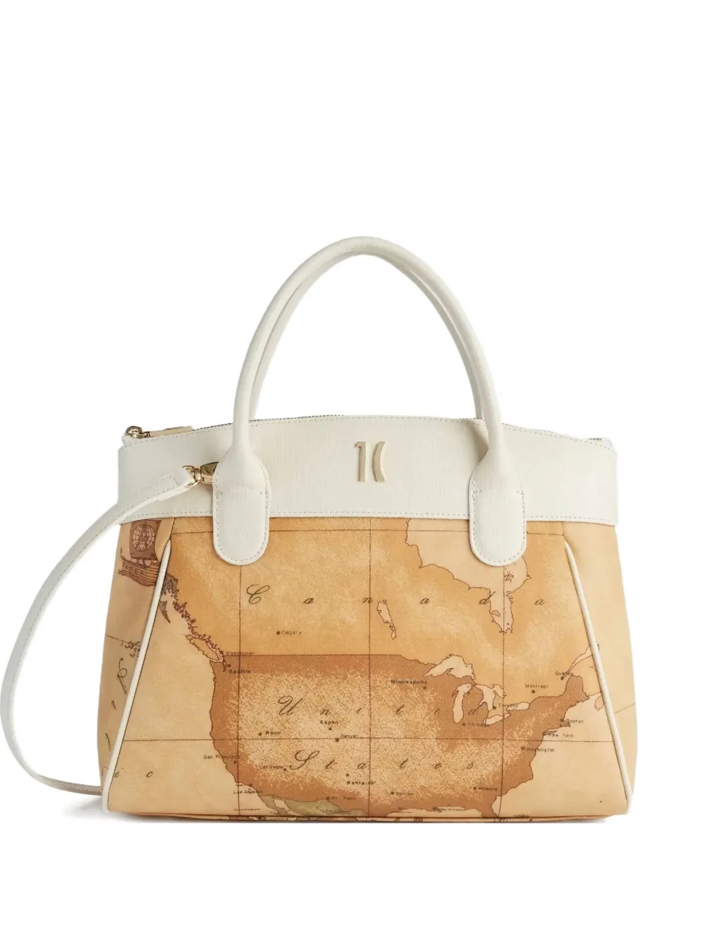 ALVIERO MARTINI 1° CLASSE graphic-print tote bag - ニュートラル ALVIERO MARTINI 1° CLASSE graphic-print tote bag - ニュートラル