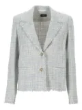 Marella tweed blazer - Blue