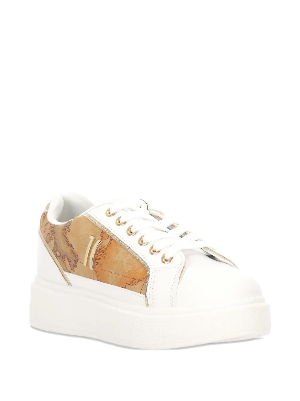 ALVIERO MARTINI 1° CLASSE logo-patch sneakers - Wit