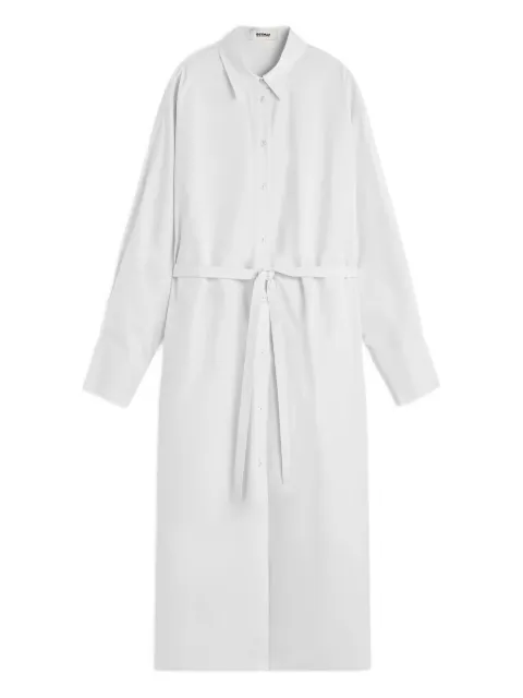 Ecoalf vestido midi de popelina