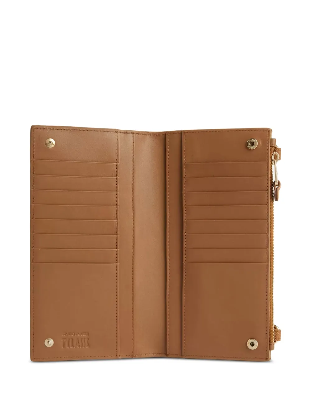 ALVIERO MARTINI 1° CLASSE Portemonnee met logo Bruin