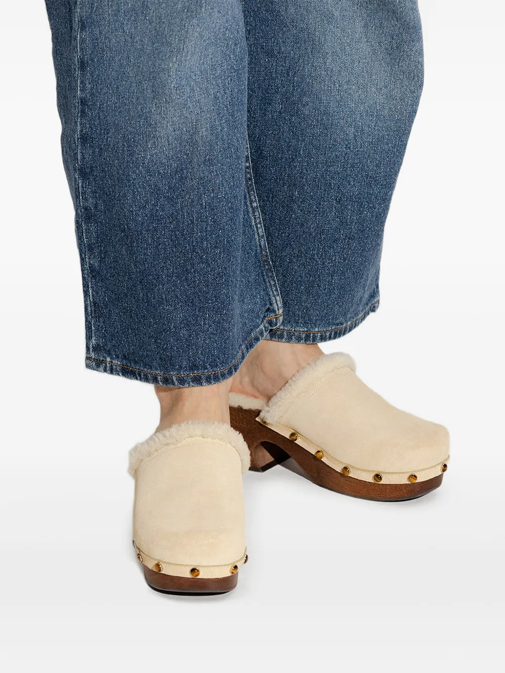 Chloé Aurna clogs Neutrals