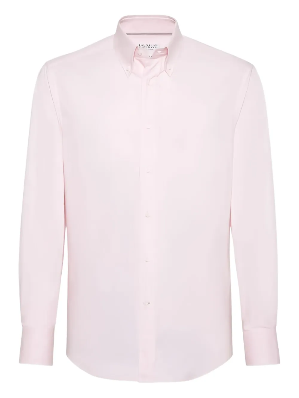 Brunello Cucinelli button-down cotton shirt Roze