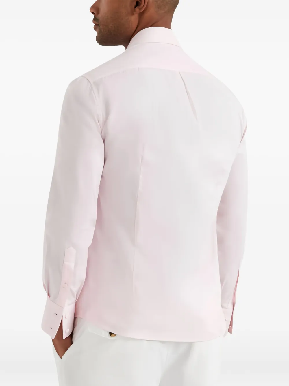 Brunello Cucinelli button-down cotton shirt Roze