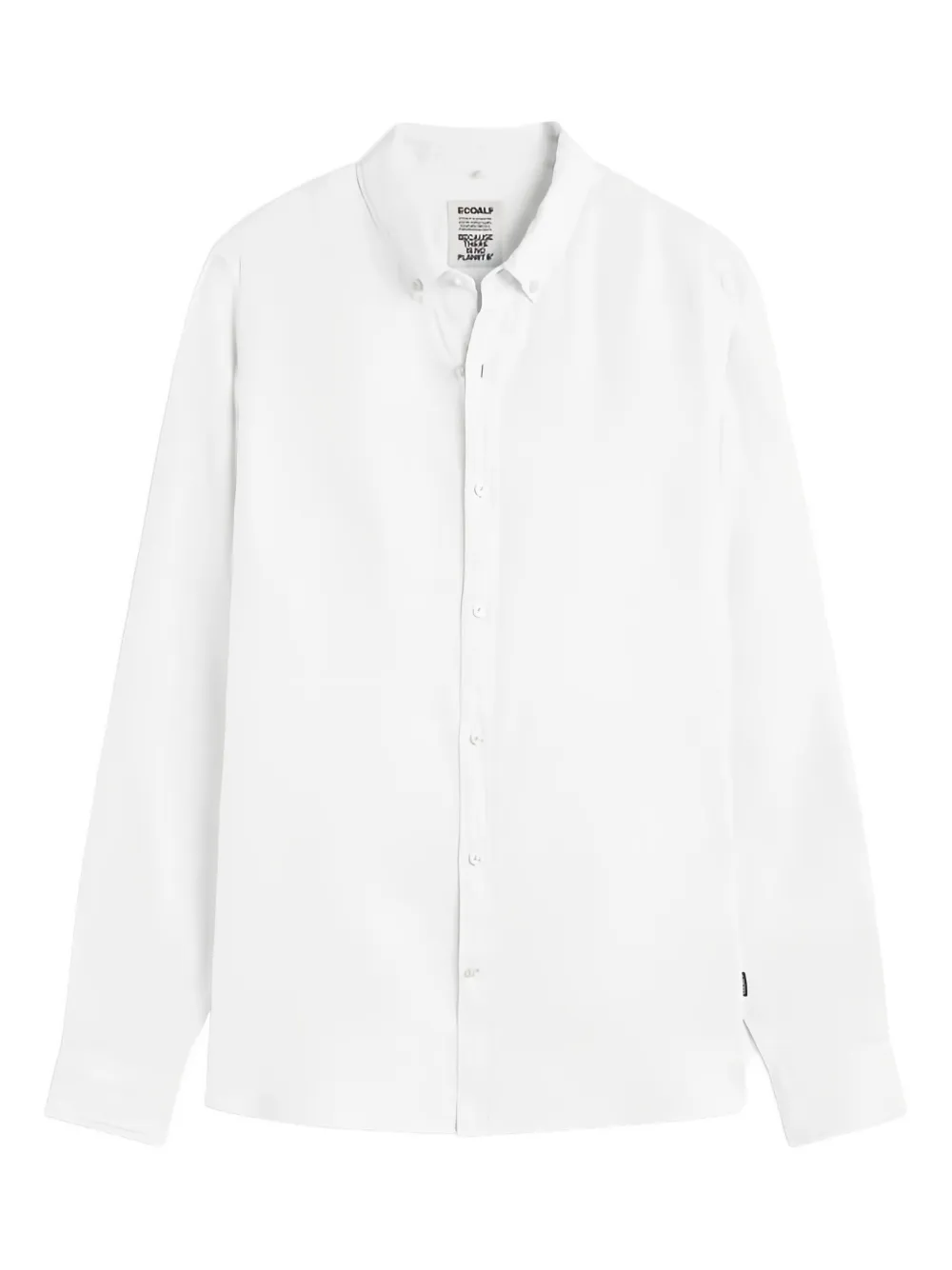 Ecoalf Malibu button-down overhemd met lange mouwen Wit