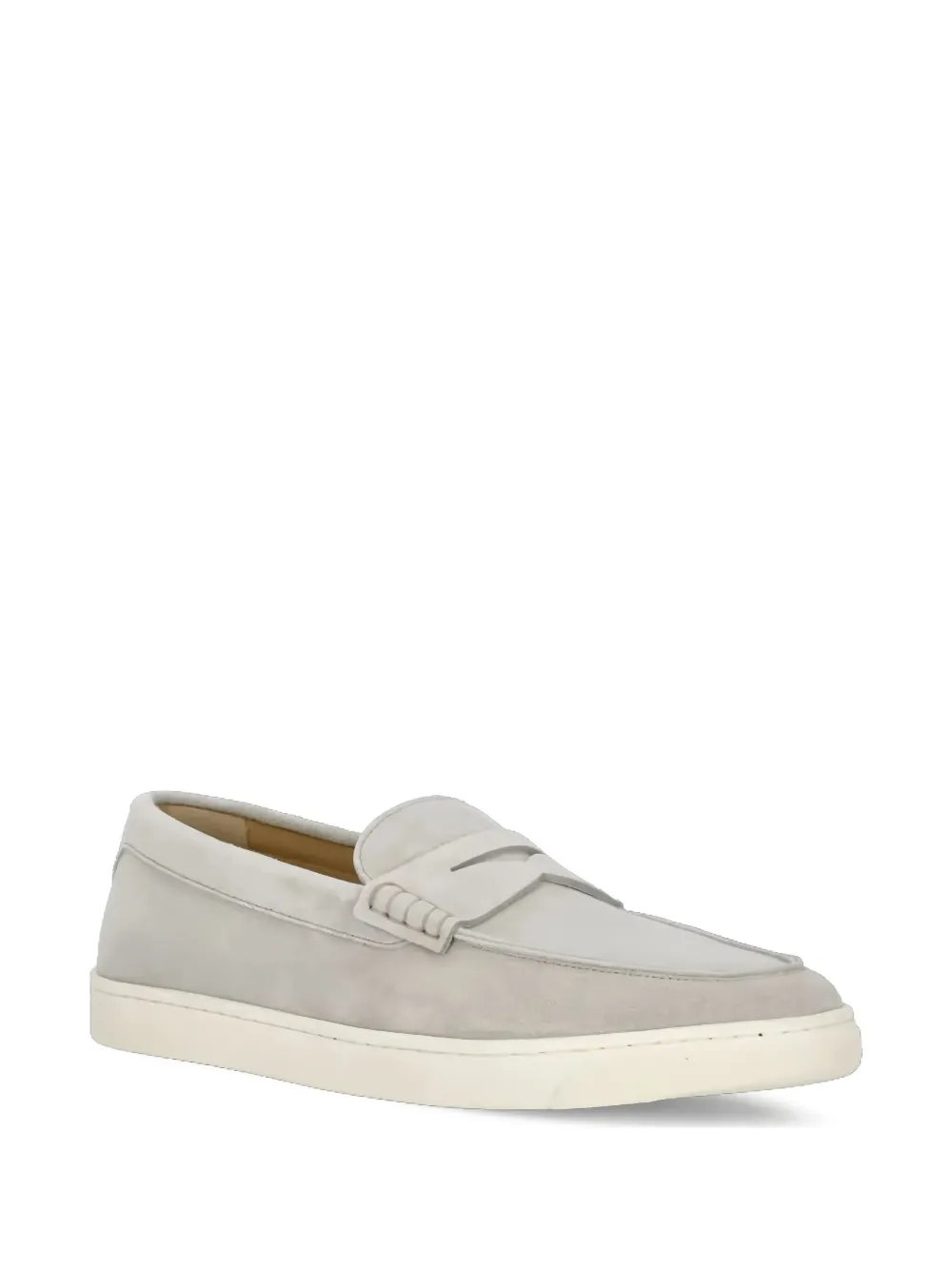 Brunello Cucinelli leather loafers - Grijs
