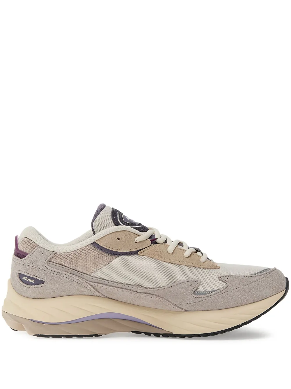 Mizuno Wave Rider panelled sneakers Neutrals