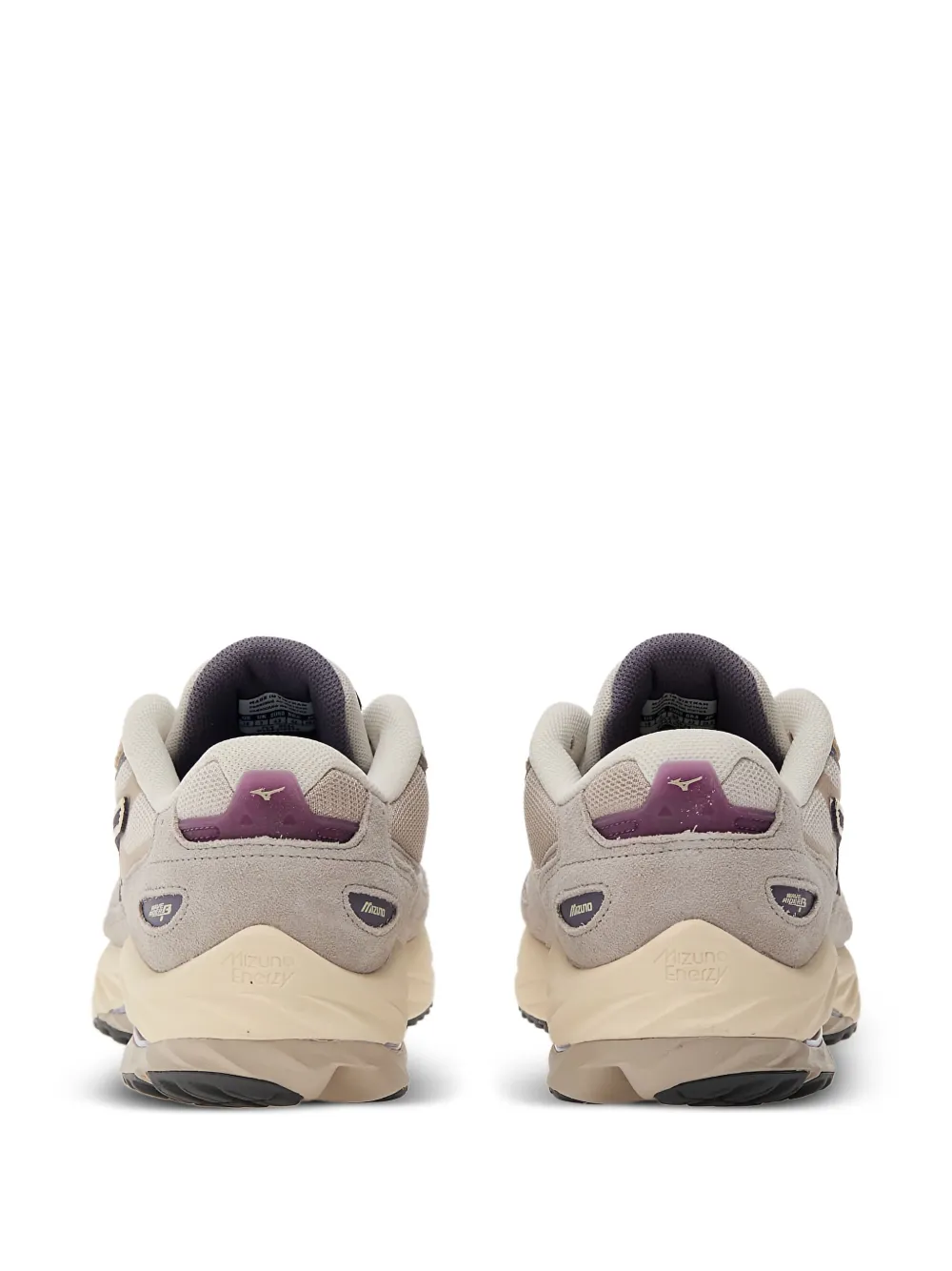 Mizuno Wave Rider panelled sneakers Neutrals