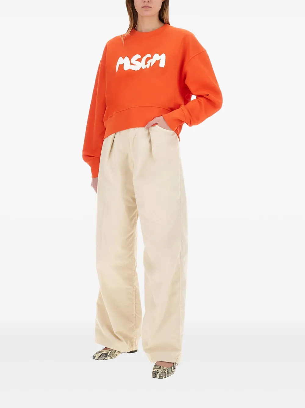 MSGM logo-print sweatshirt | Sudaderas | Image 2