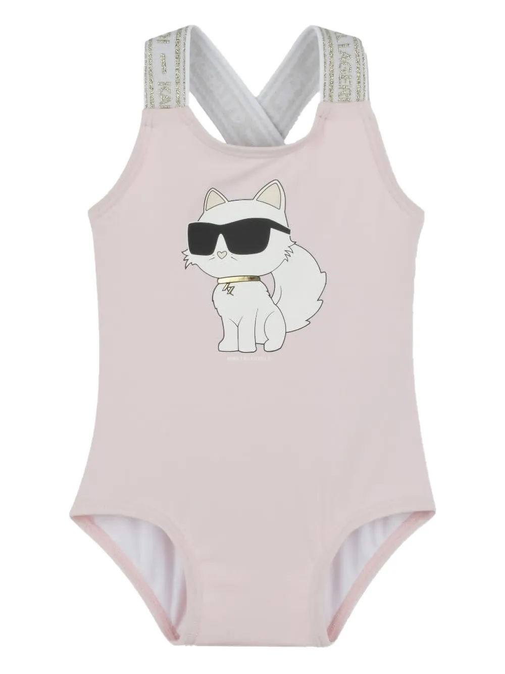 Karl Lagerfeld Kids Choupette badpak Roze