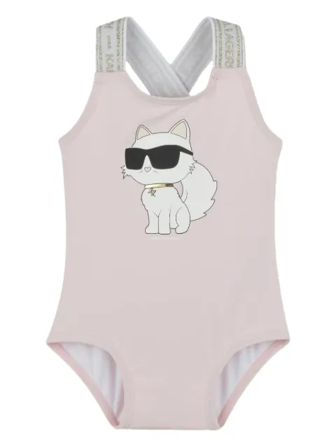 Karl Lagerfeld Kids Choupette swimsuit