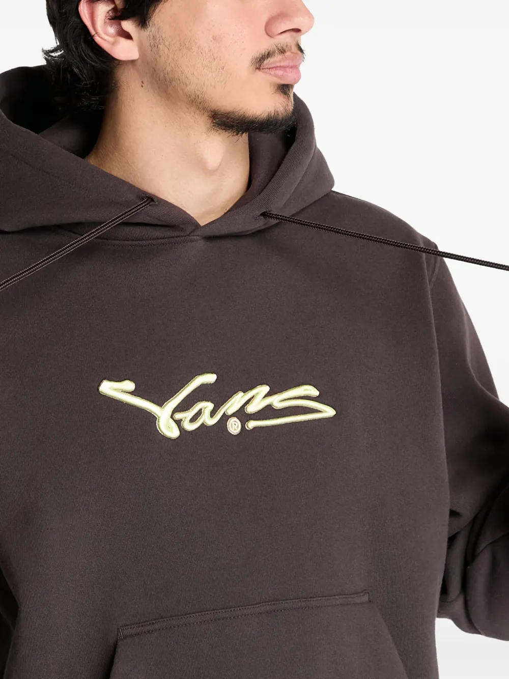 Vans Hoodie met logoprint Bruin