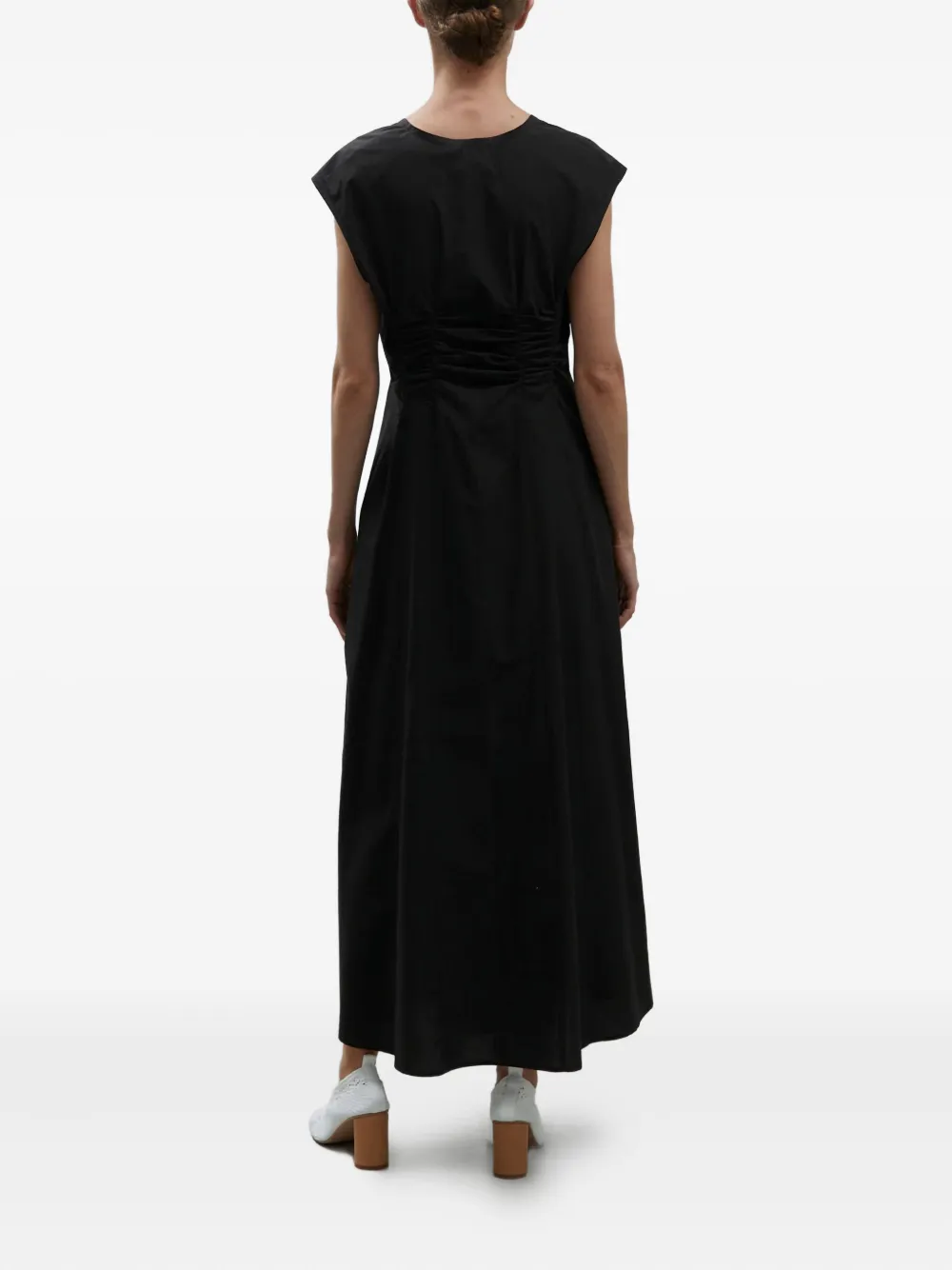 Alysi v-neck maxi dress Zwart