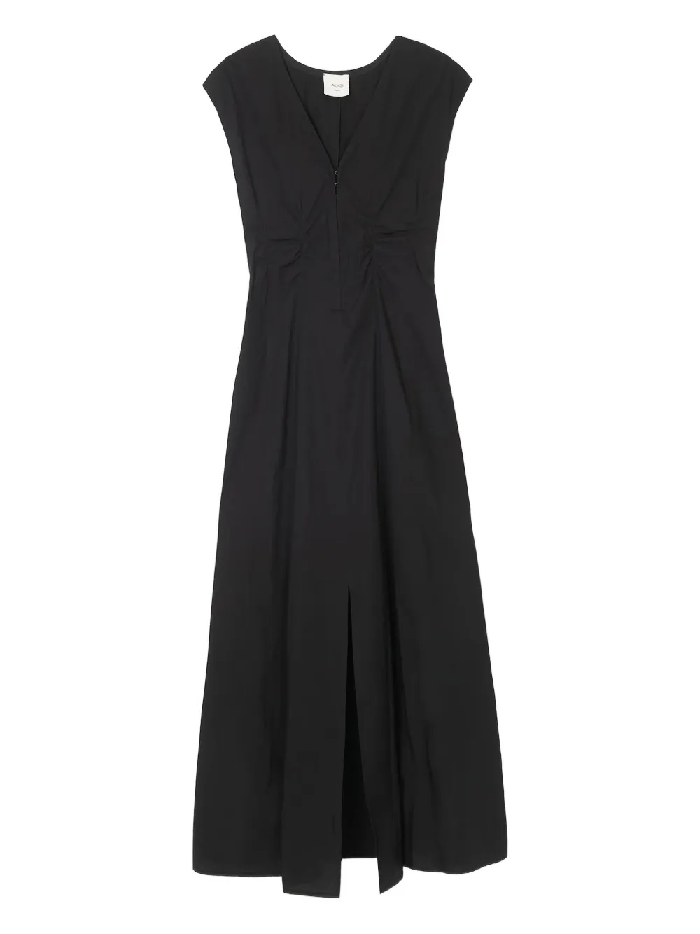 Alysi v-neck maxi dress Zwart
