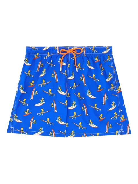 MC2 Saint Barth x The Simpsons patterned swim shorts