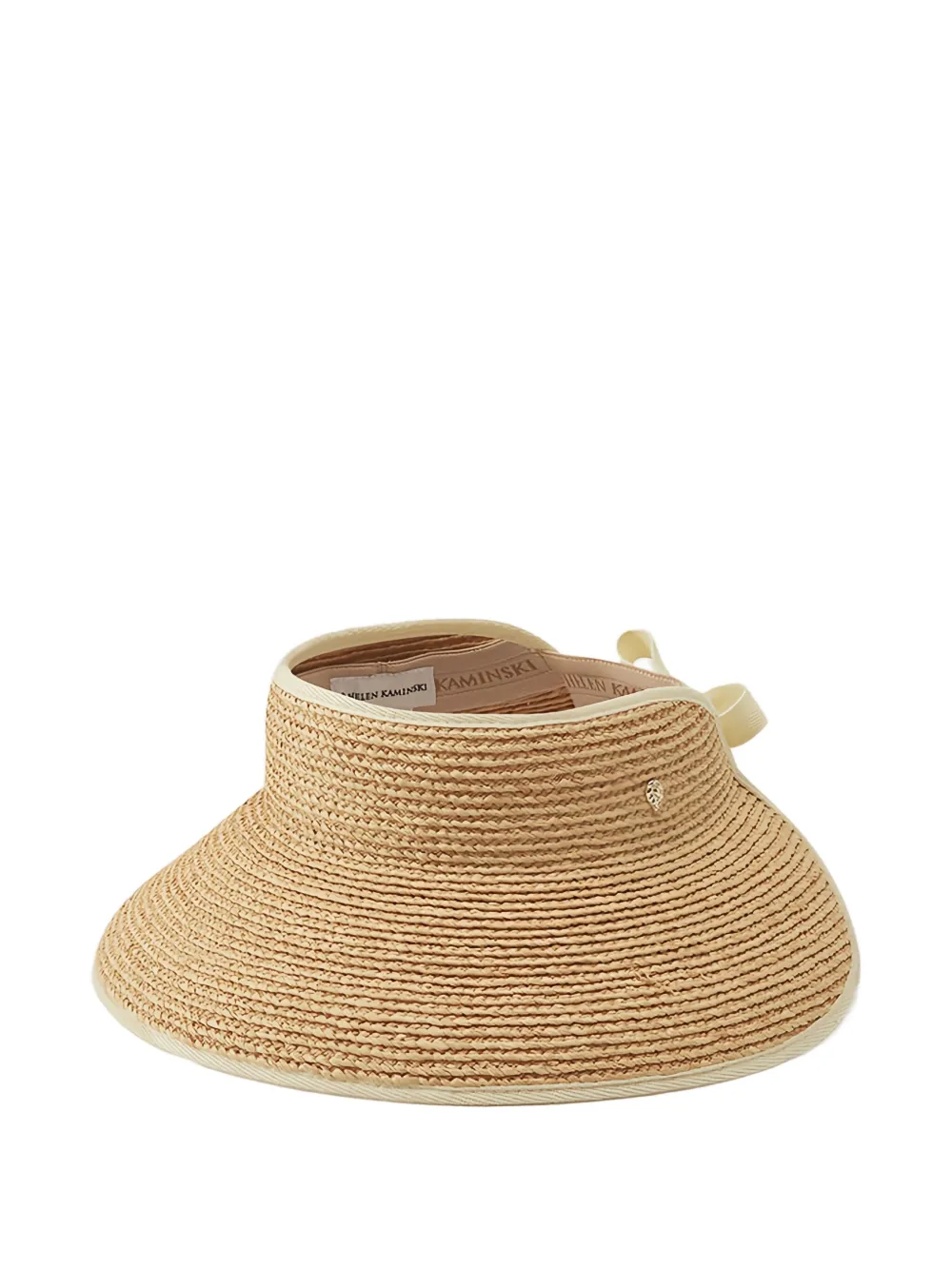 Helen Kaminski Mita Straw Sun Visor In Brown