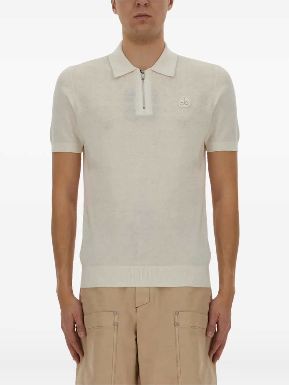 Moose Knuckles Poloshirt met korte mouwen Wit
