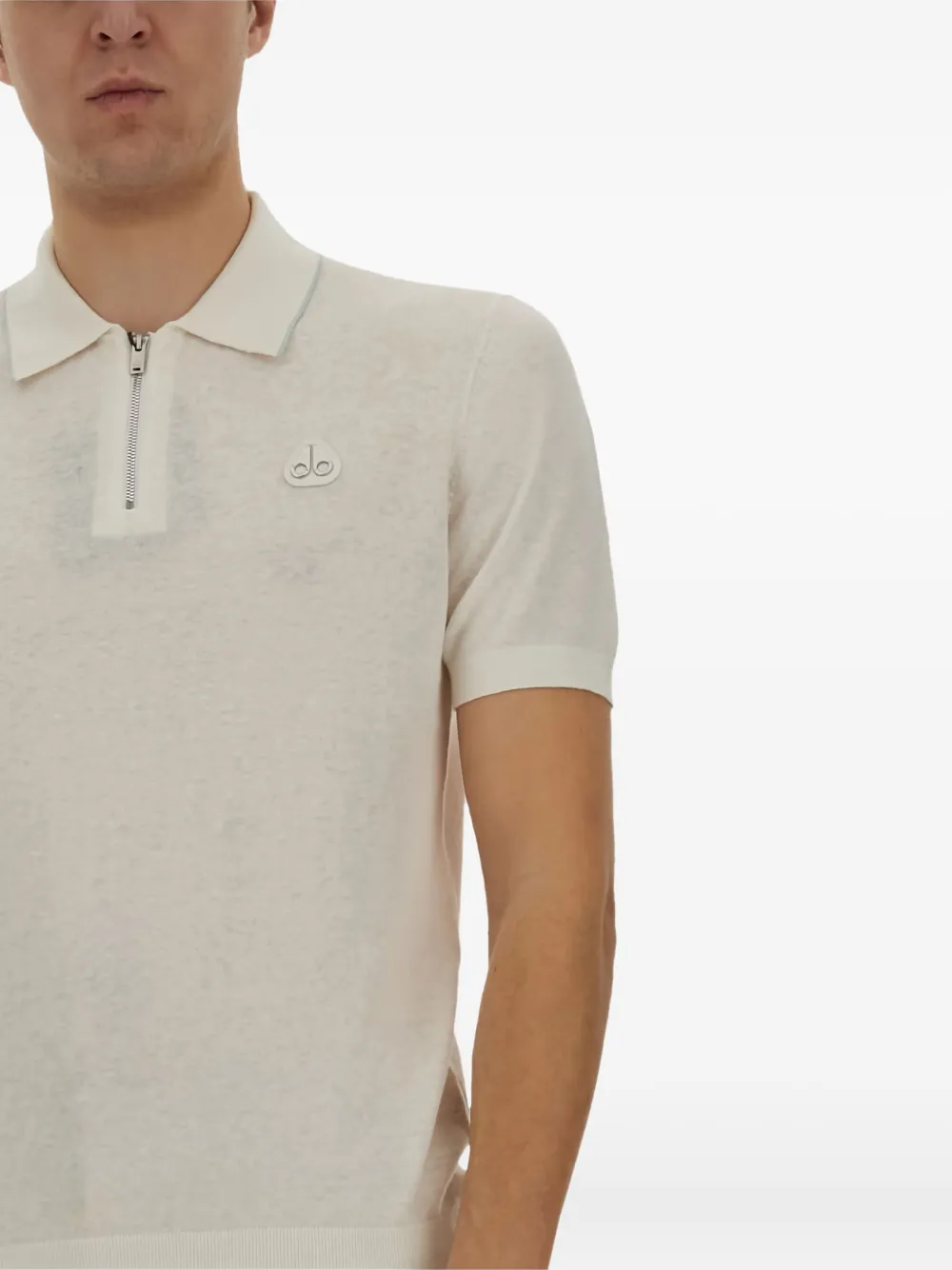 Moose Knuckles Poloshirt met korte mouwen Wit