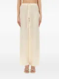 120% Lino drawstring linen trousers - Neutrals