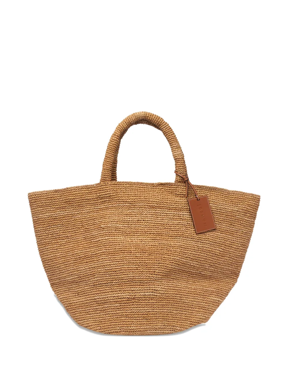 Manebi small Sunset raffia tote bag | Neutrals | Image 1