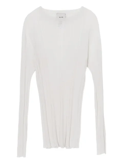 Alysi ribbed-knit top