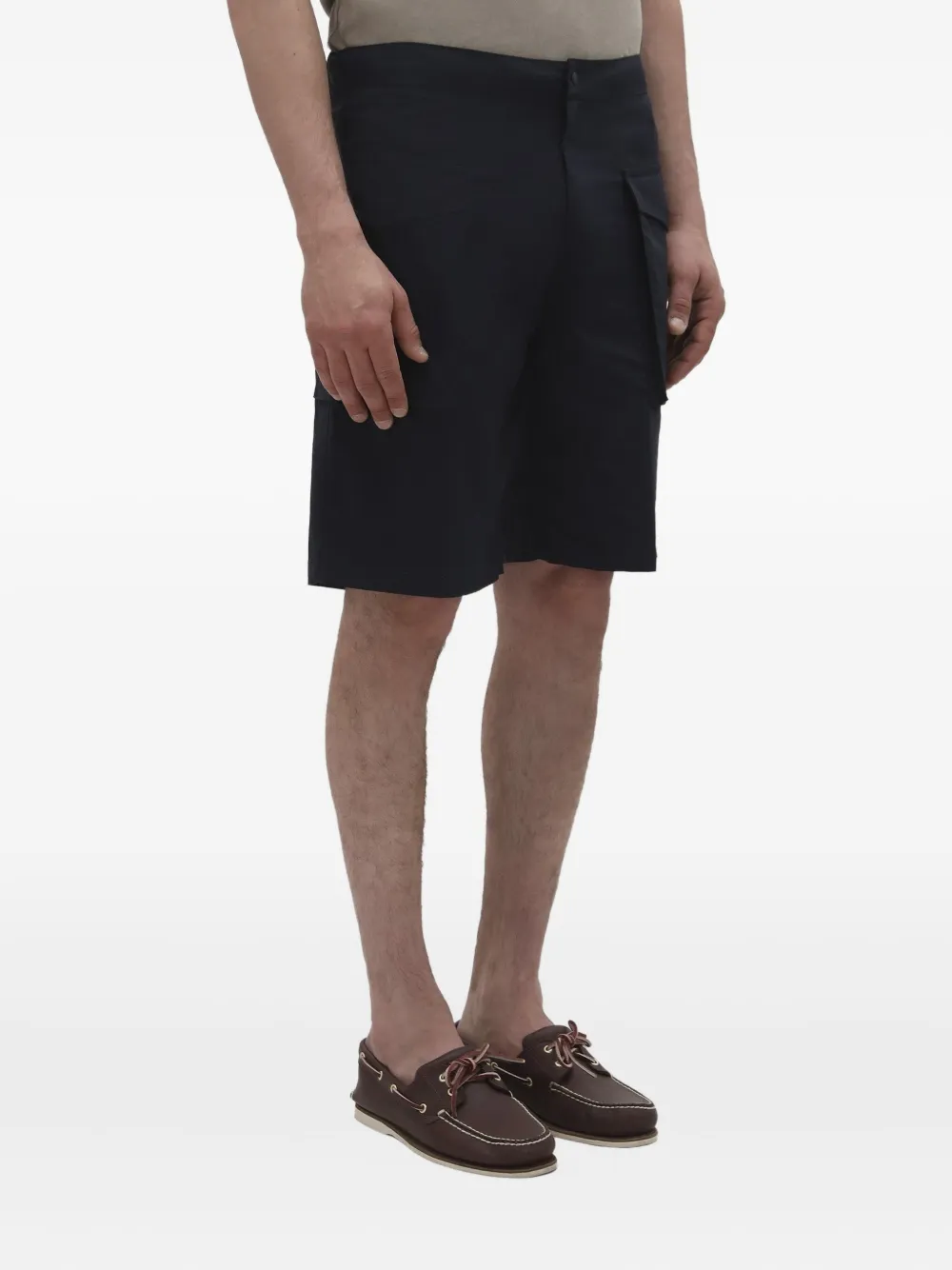 ASPESI cargo pocket shorts Blauw