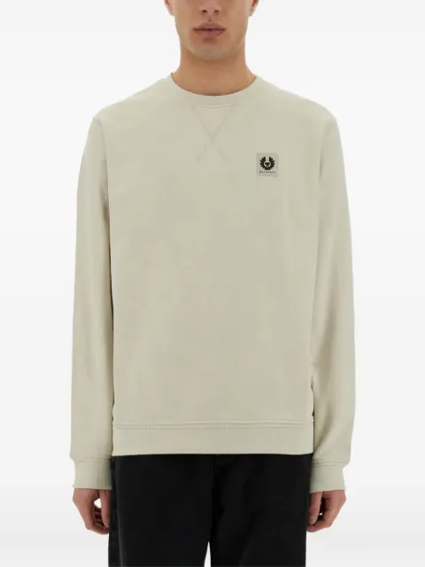 Belstaff logo-patch cotton sweatshirt