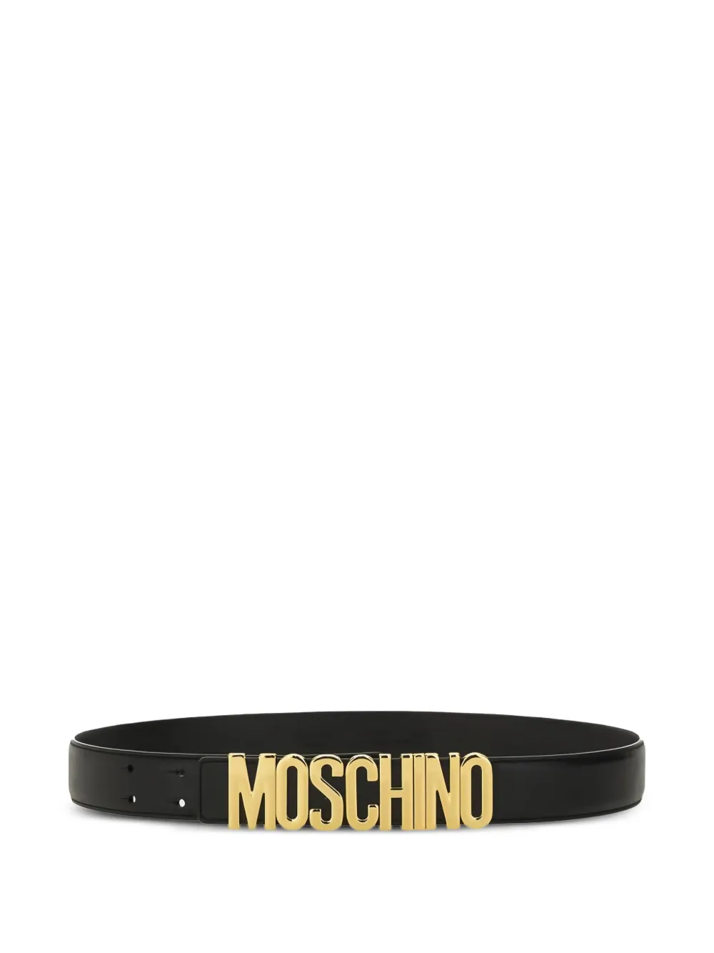 Moschino cinturón con logo en la hebilla | negro | Image 1