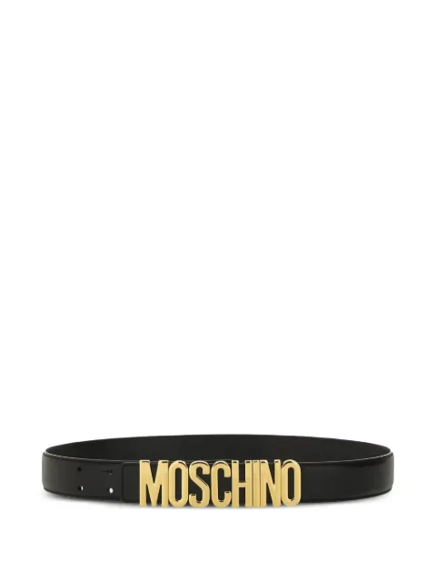 Moschino logo-buckle belt 