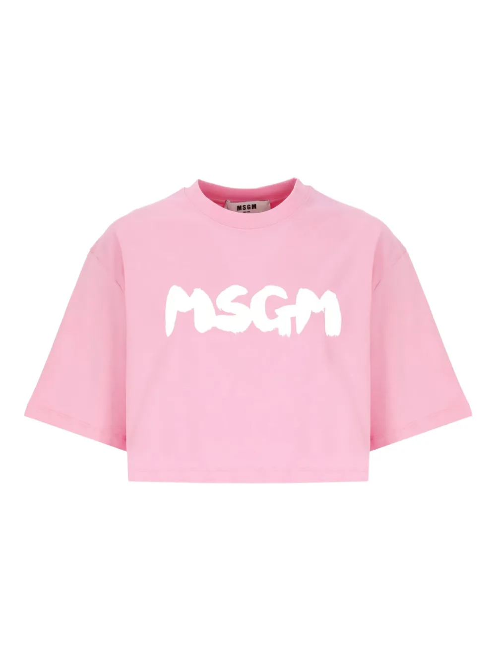 MSGM playera corta con logo estampado | rosado | Image 1
