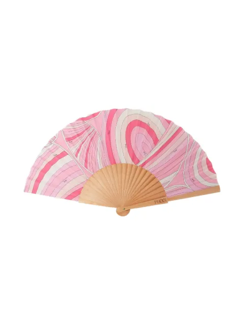PUCCI Iride-print hand fan