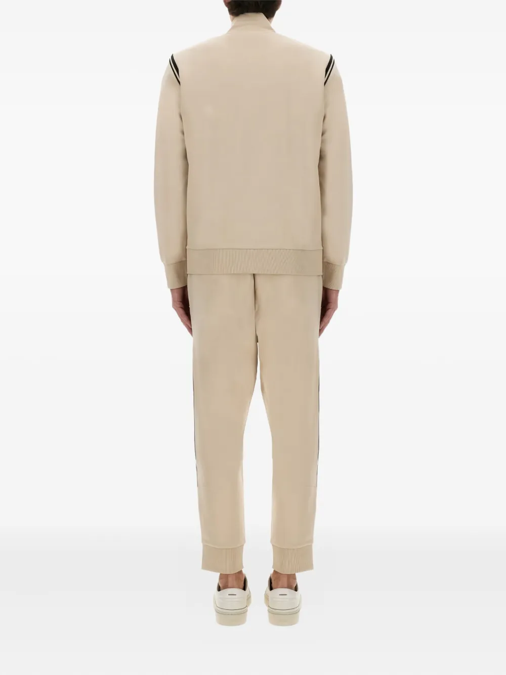 BOSS Trainingspak met gestreept detail Beige
