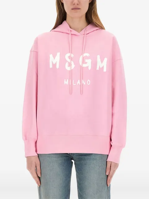 MSGM Hoodie mit Logo-Print
