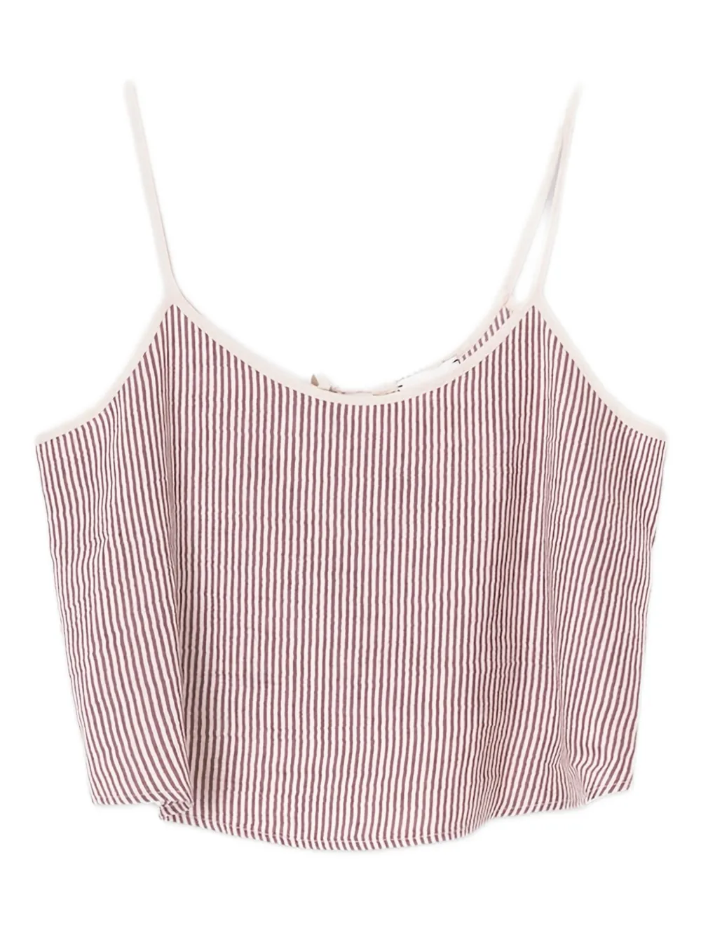 Alysi striped-pattern top Rood