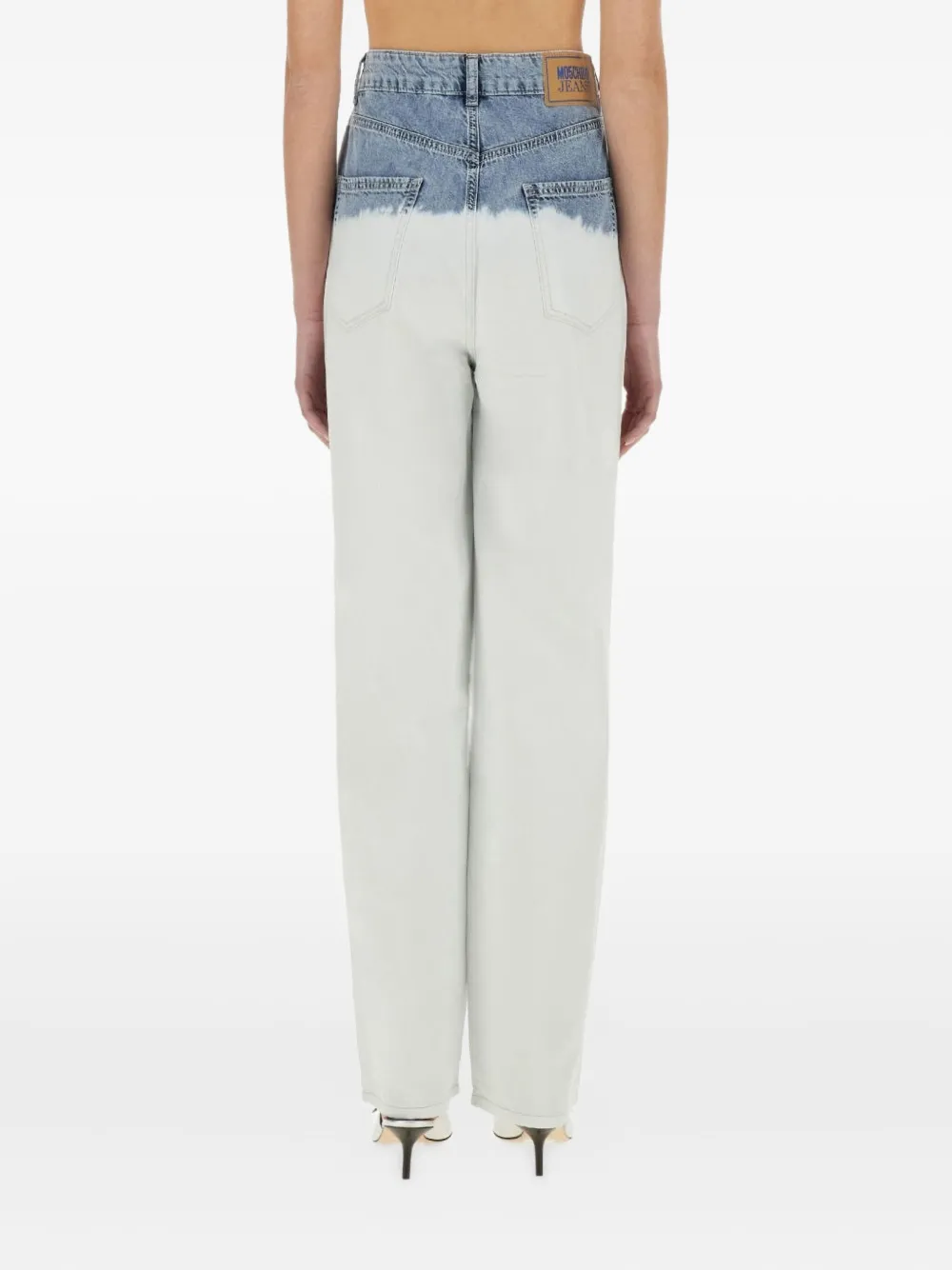 MOSCHINO JEANS Tweekleurige jeans Wit