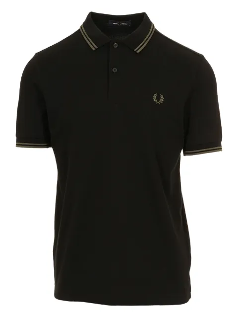 Fred Perry striped-trim polo shirt
