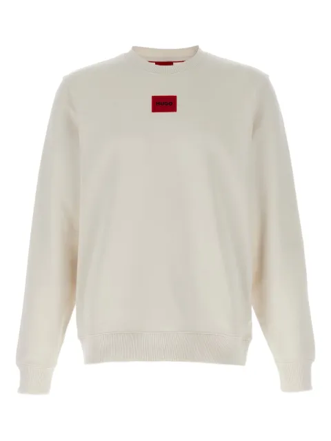 HUGO logo-patch sweatshirt