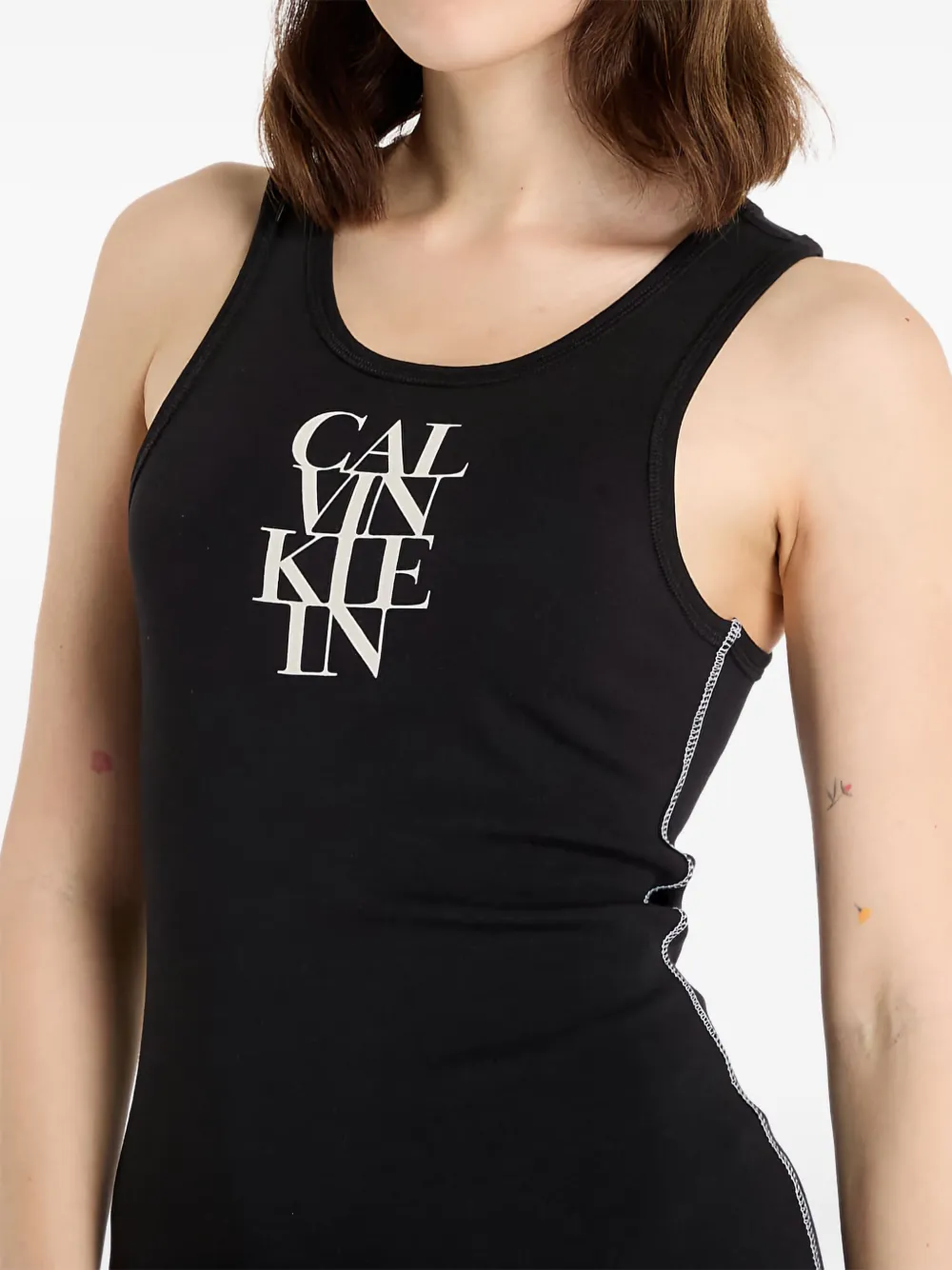 Calvin Klein Midi-jurk Zwart