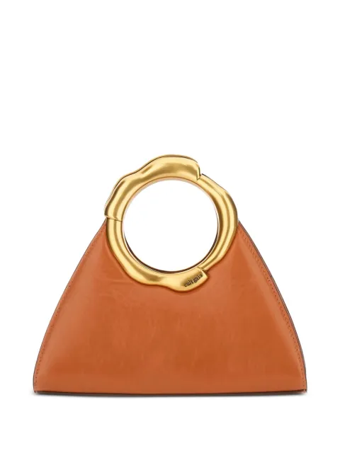Cult Gaia Asa ring handle triangular tote bag