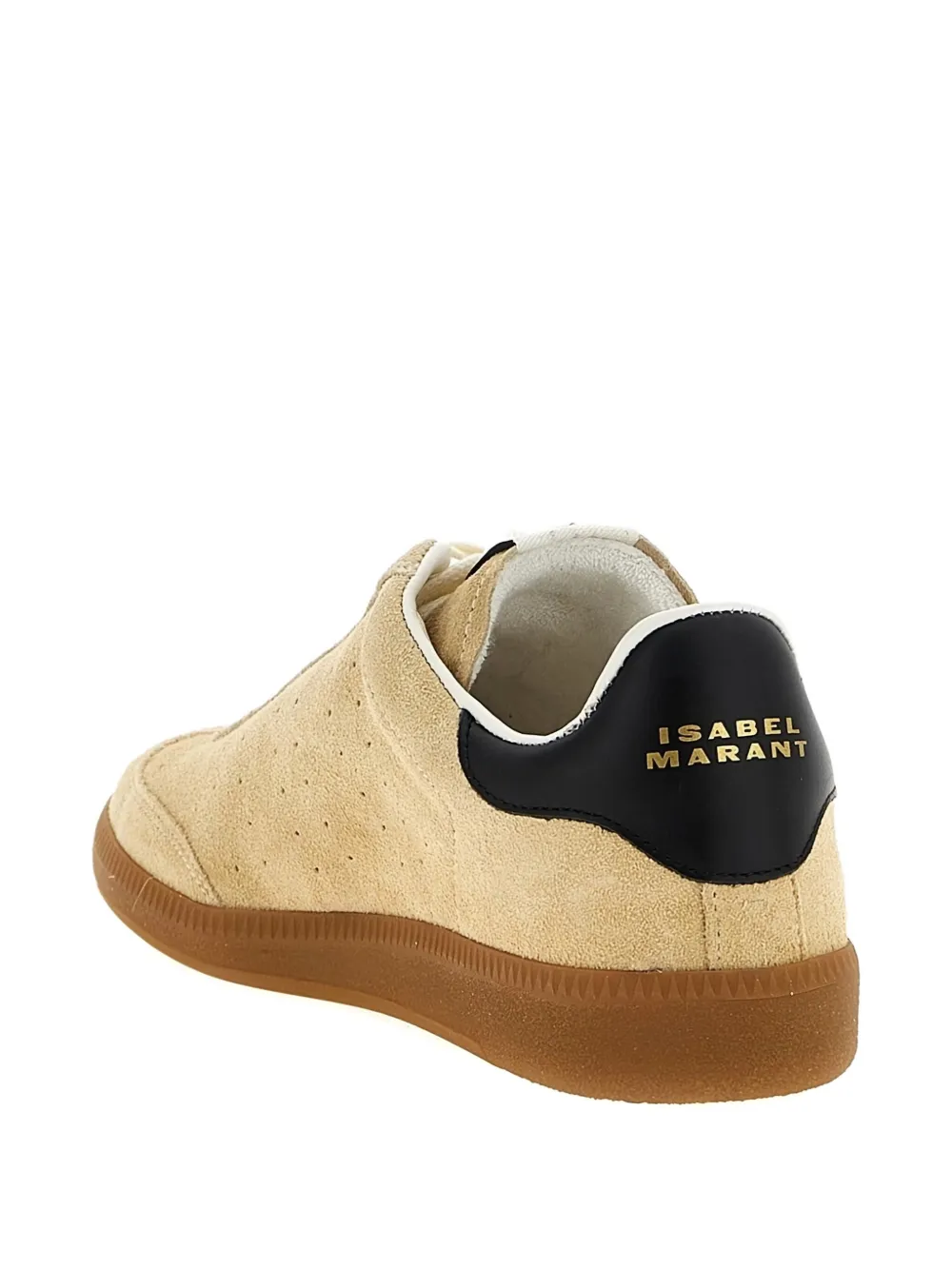 ISABEL MARANT Bryce suede low-top sneakers Neutrals