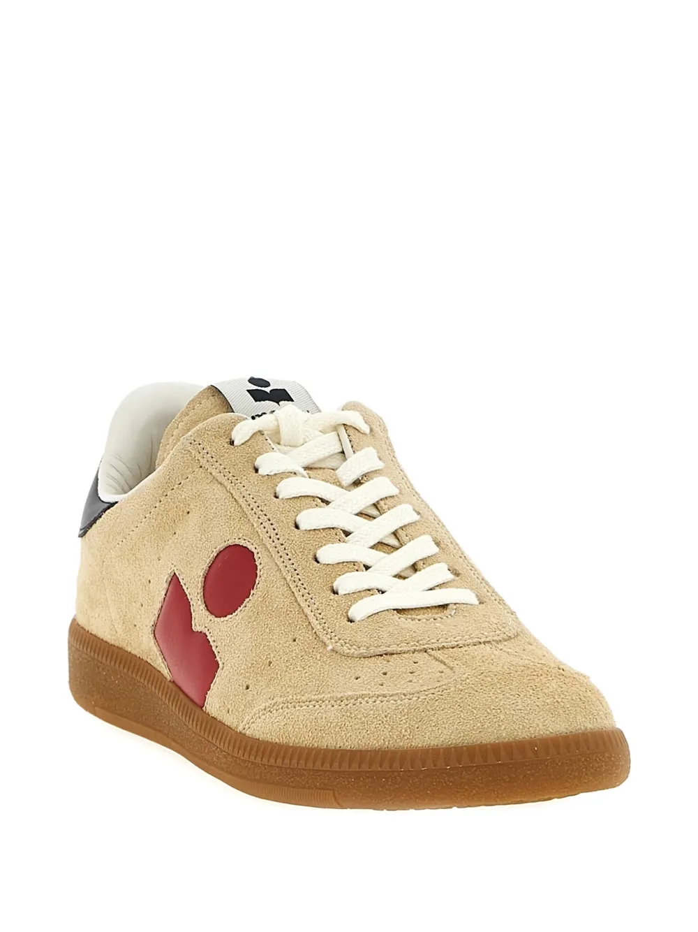 ISABEL MARANT Bryce suede low-top sneakers Neutrals