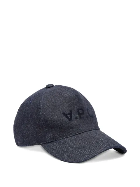 A.P.C. gorra con logo estampado