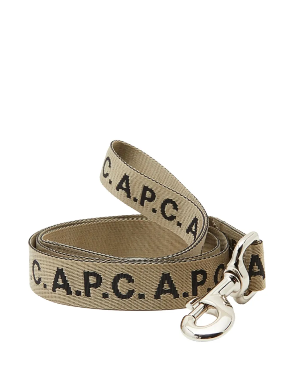 A.P.C. Toutou logo leash - ブラウン A.P.C. Toutou logo leash - ブラウン