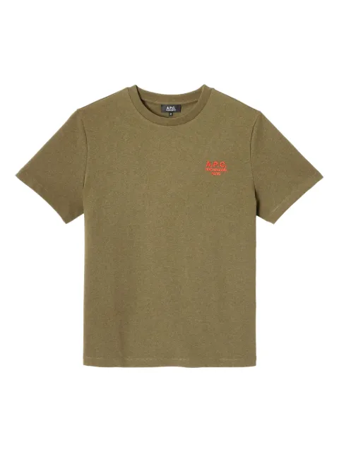 A.P.C. logo-print T-shirt